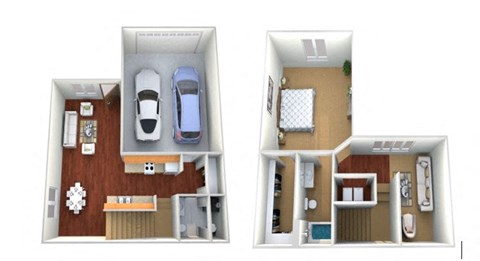 1 Bedroom-1.5 Bathroom at Beal Townhomes, South Dakota